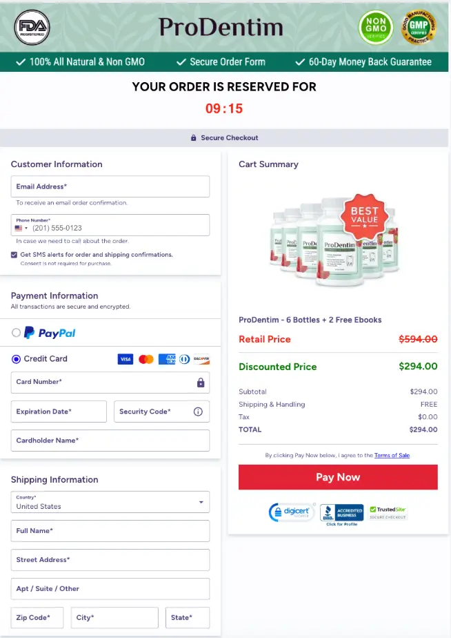 Prodentim Dental Supplement